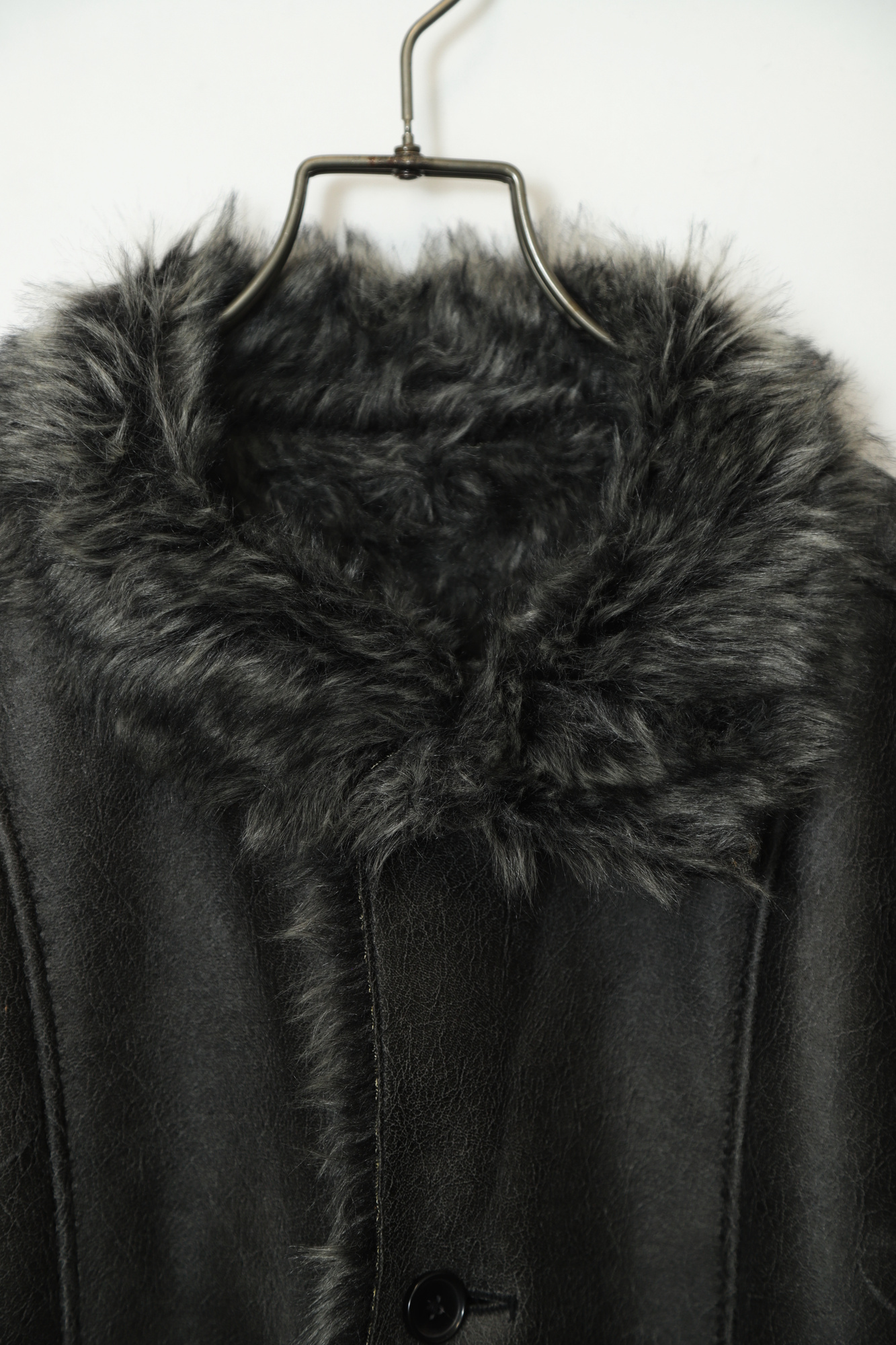 Alternative view of VINTAGE FAKE MOUTON JACKET/L