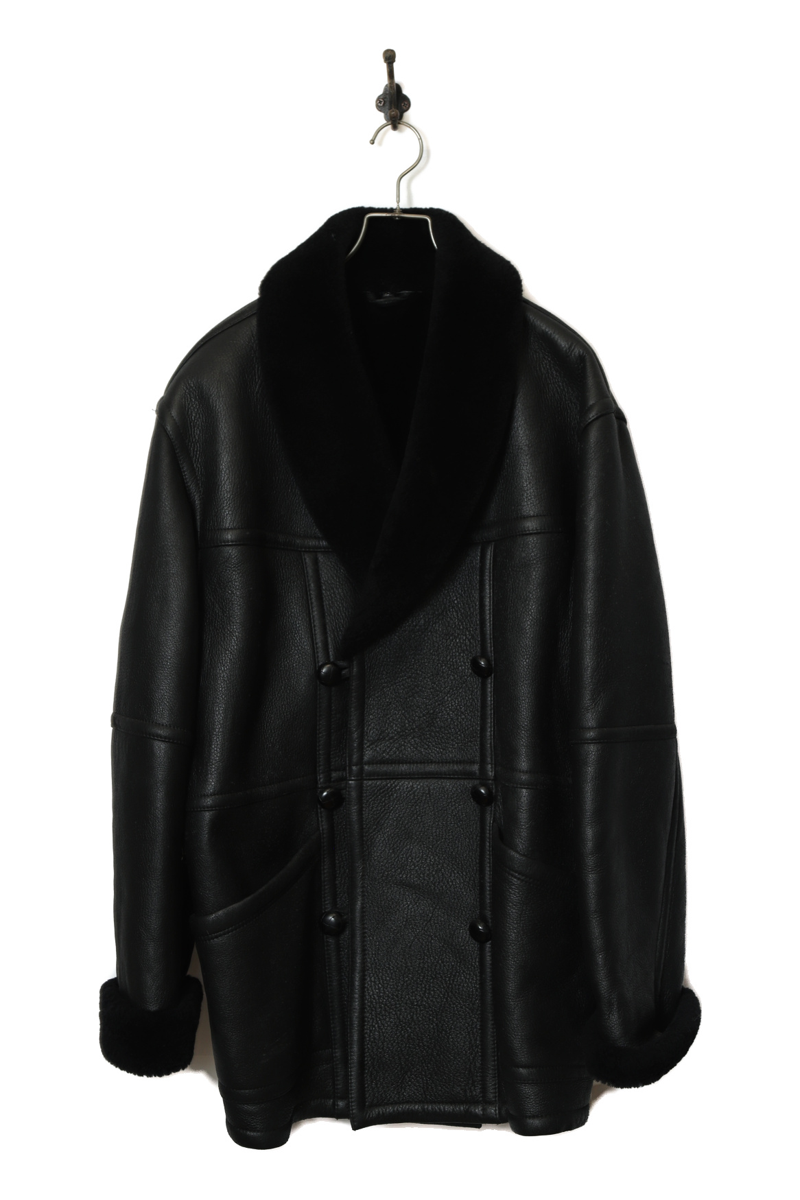 VINTAGE MOUTON COAT/XL