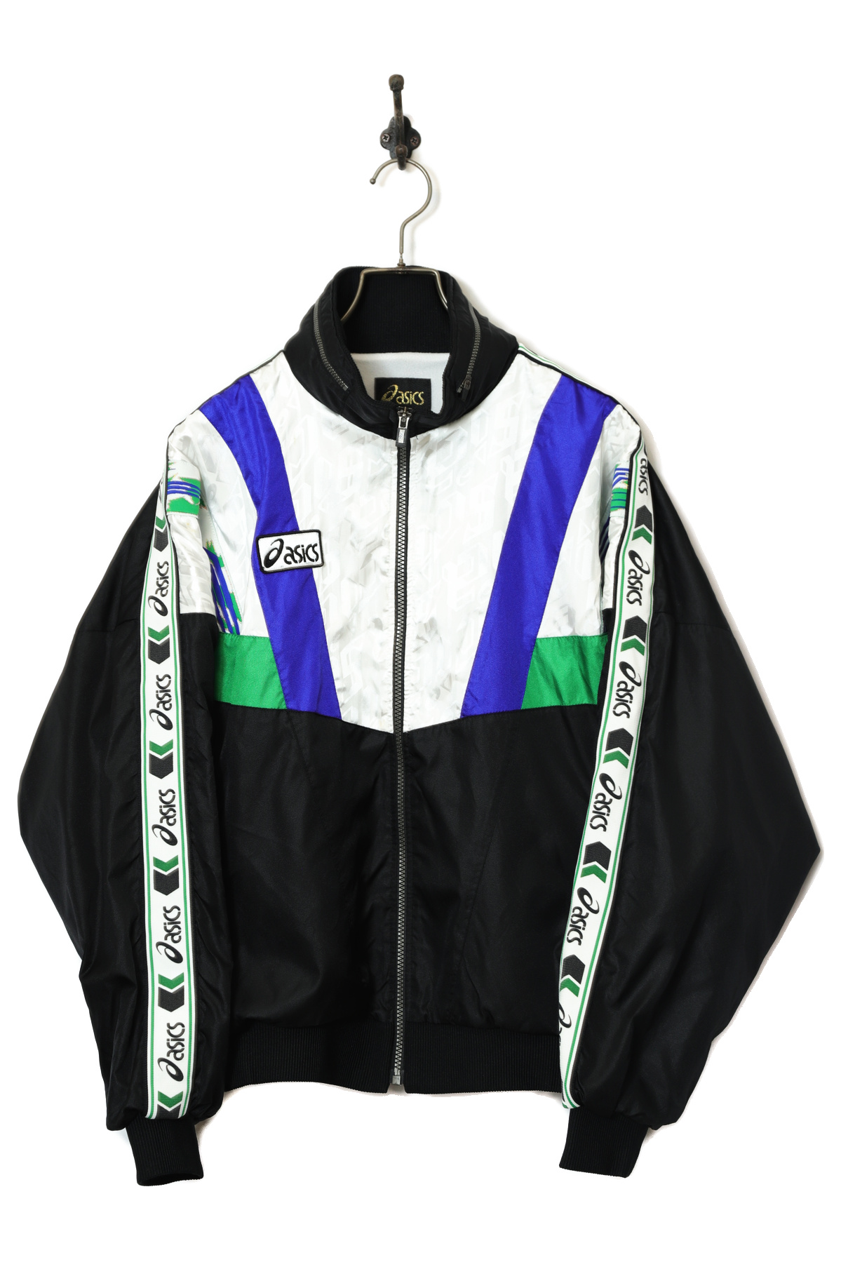 90'S ASICS ZIP UP TRACK JACKET/L