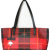 USED KATE SPADE NEW YORK CHECK BAG/F