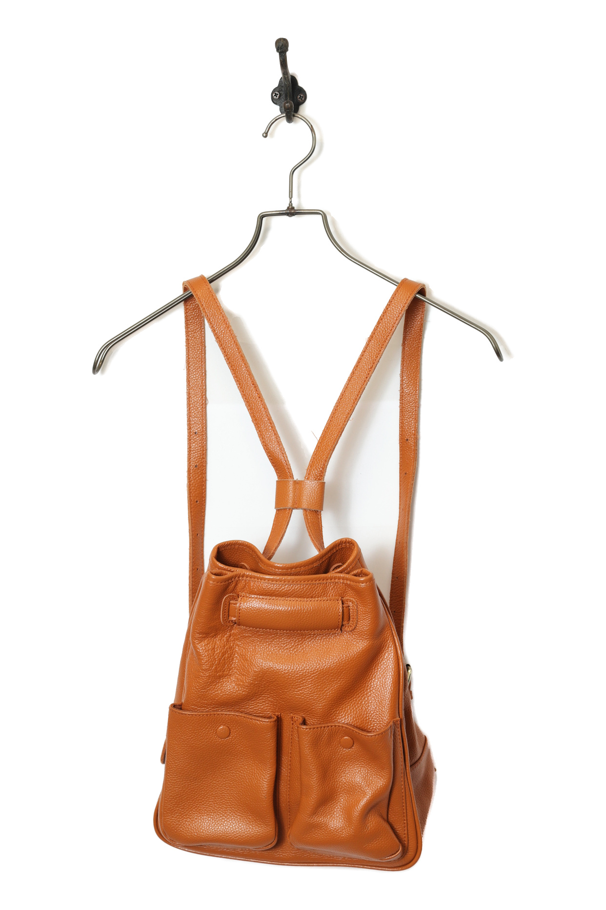 USED LEATHER BACKPACK/F