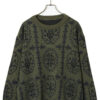 VINTAGE JACQUARD KNITTED SWEATER/XL
