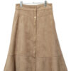 VINTAGE FAKE SUEDE LEATHER SKIRT/W72