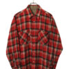 VINTAGE WOOL CHECK SHIRT/L