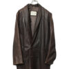 VINTAGE LEATHER COAT/L