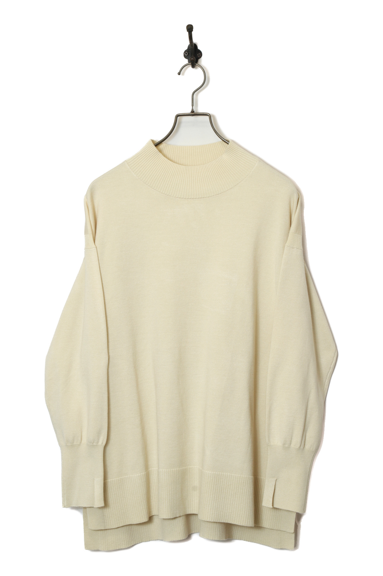 VINTAGE MOCK NECK KNIT SWEATER/L