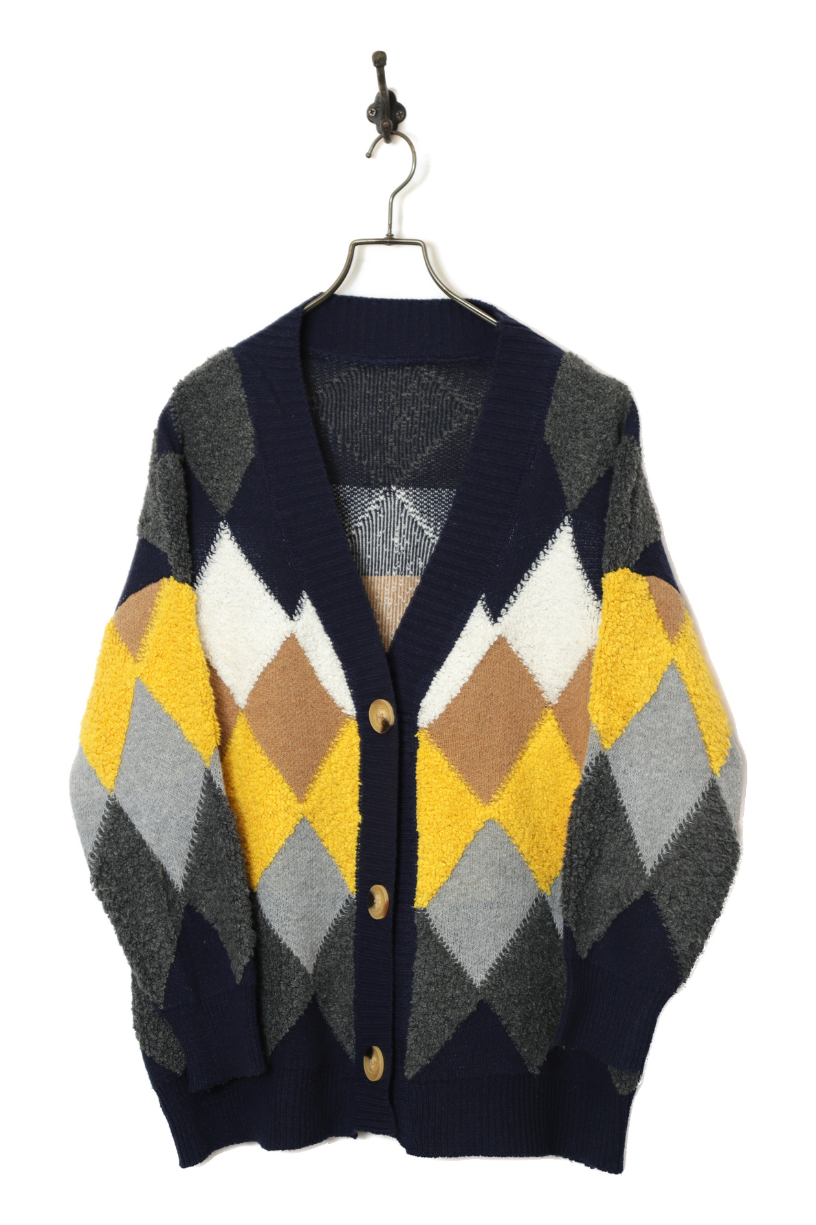 VINTAGE KNIT CARDIGAN/L