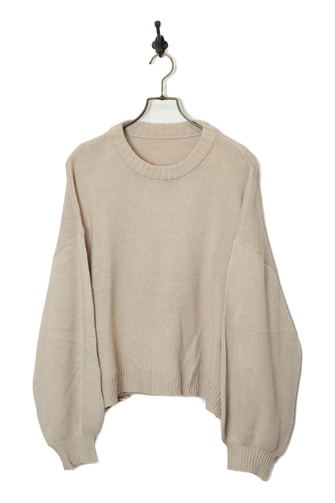 VINTAGE SHORT KNIT SWEATER/L
