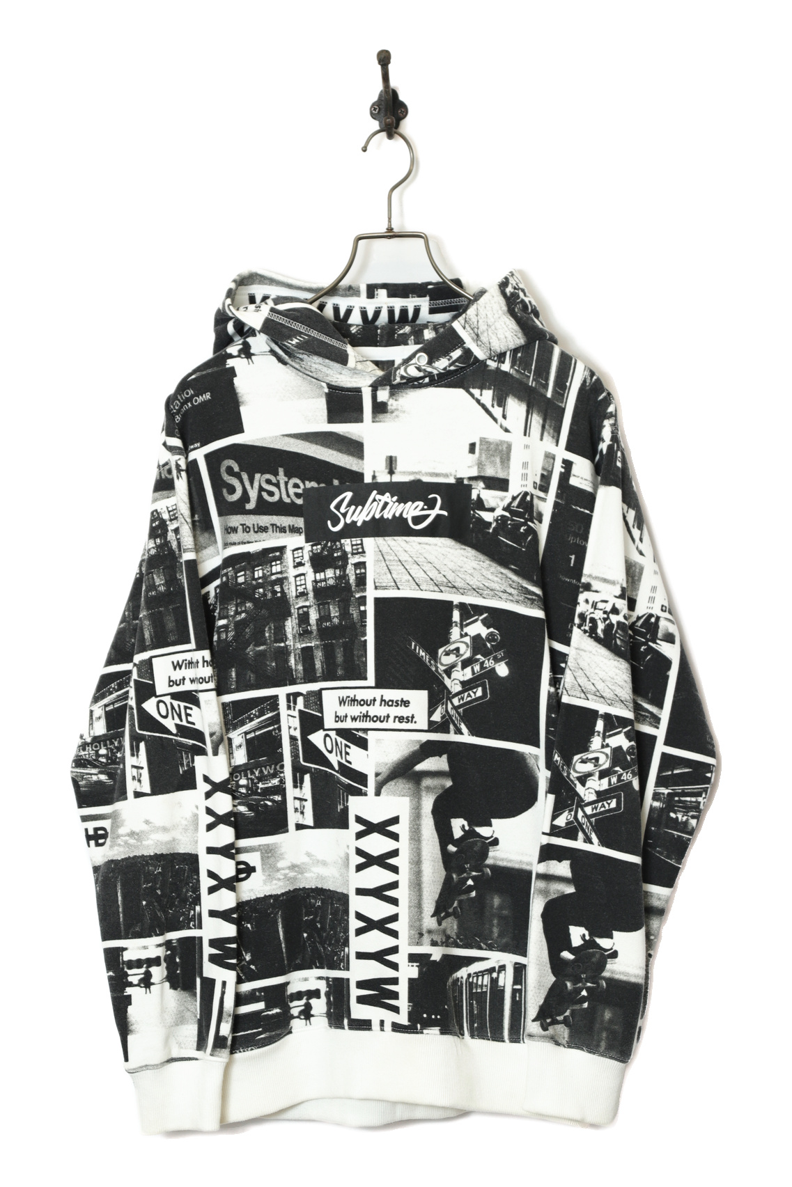 VINTAGE PRINTED SWEAT SHIRT/L