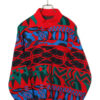 VINTAGE DESIGN KNIT SWEATER/L