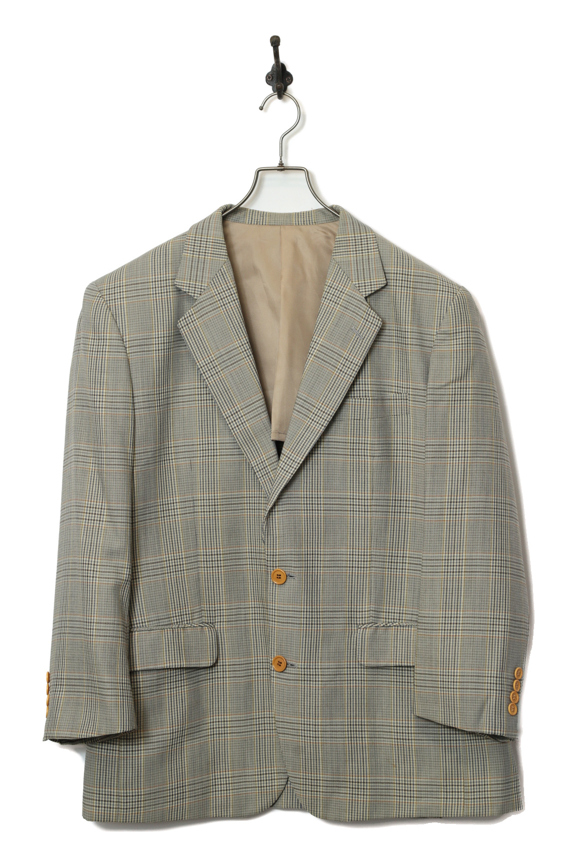 VINTAGE CHECK TAILORED JACKET/L