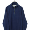 VINTAGE ZIP-UP PULL-OVER SWEAT SHIRT/XL