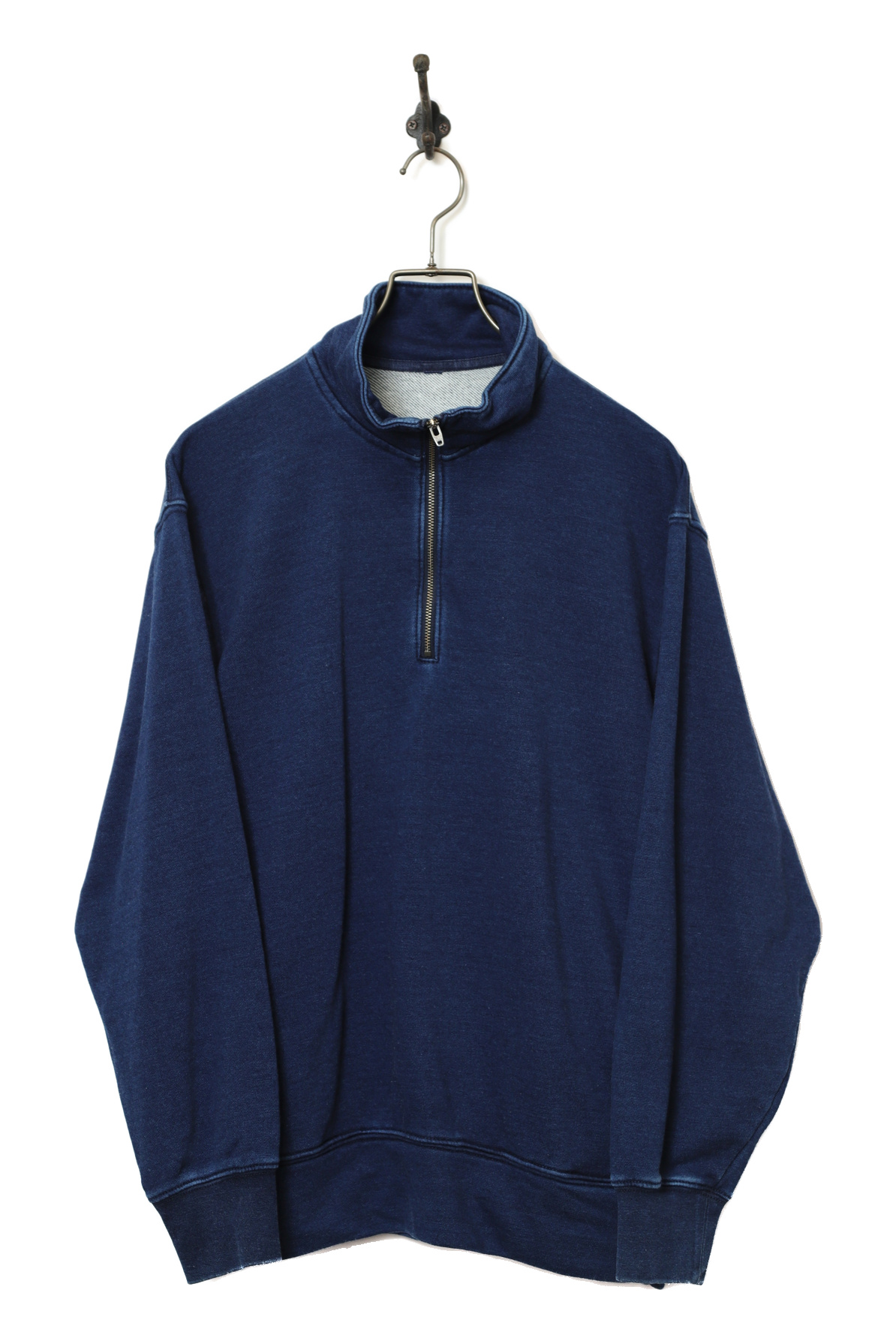 VINTAGE ZIP-UP PULL-OVER SWEAT SHIRT/XL