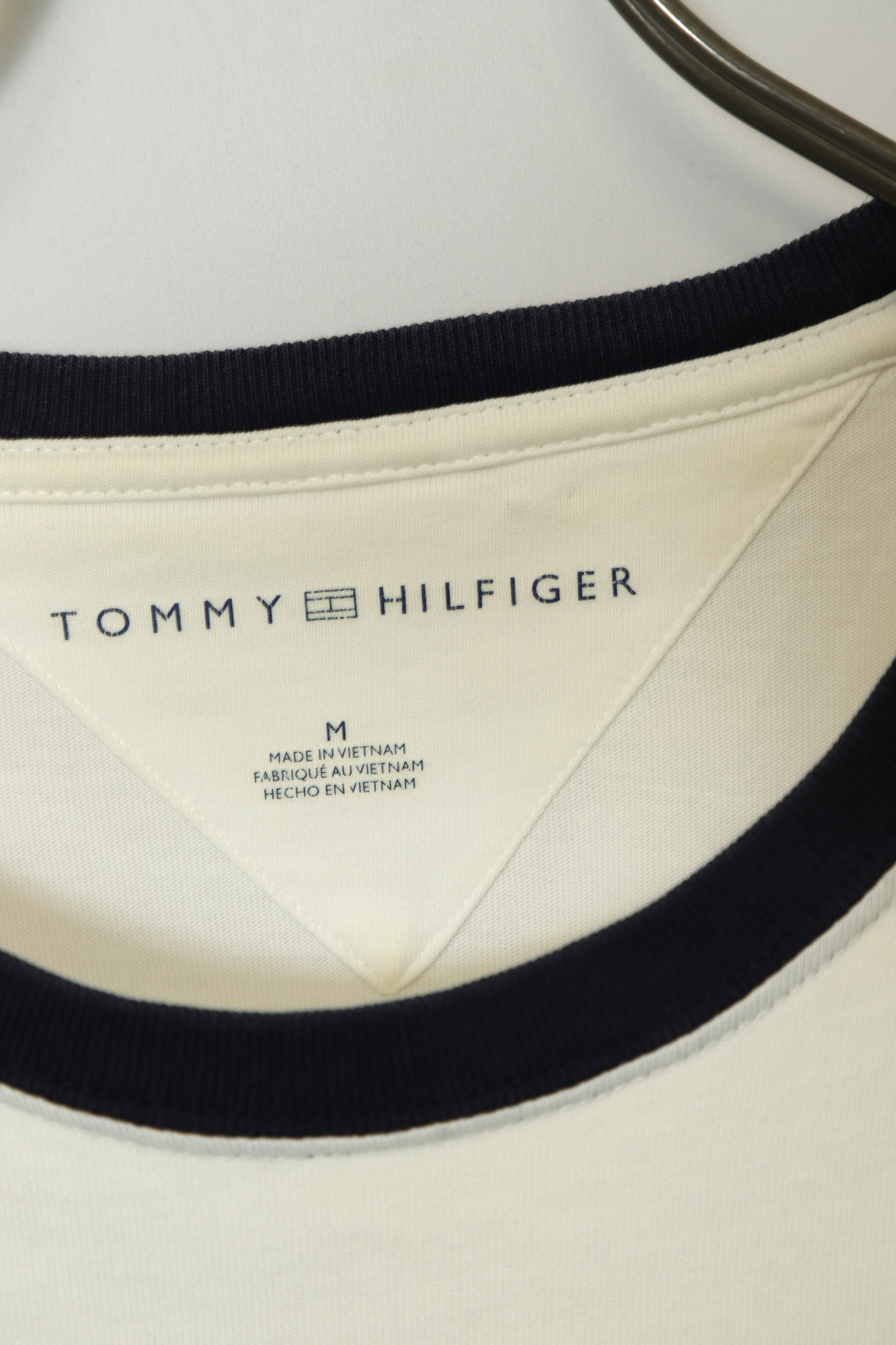 USED TOMMY HILFIGER LOGO T-SHIRT/M - 画像 (3)