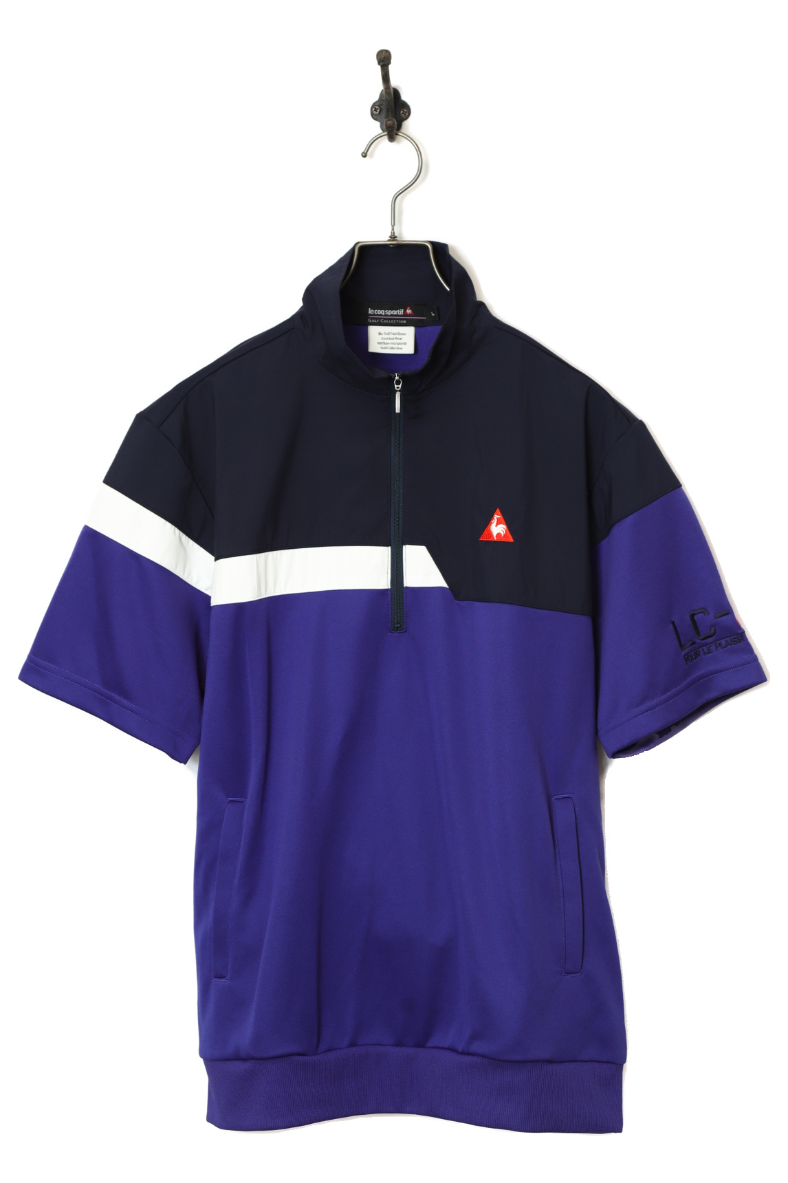 USED LE COQ SPORTIF ZIP UP PULL OVER/L