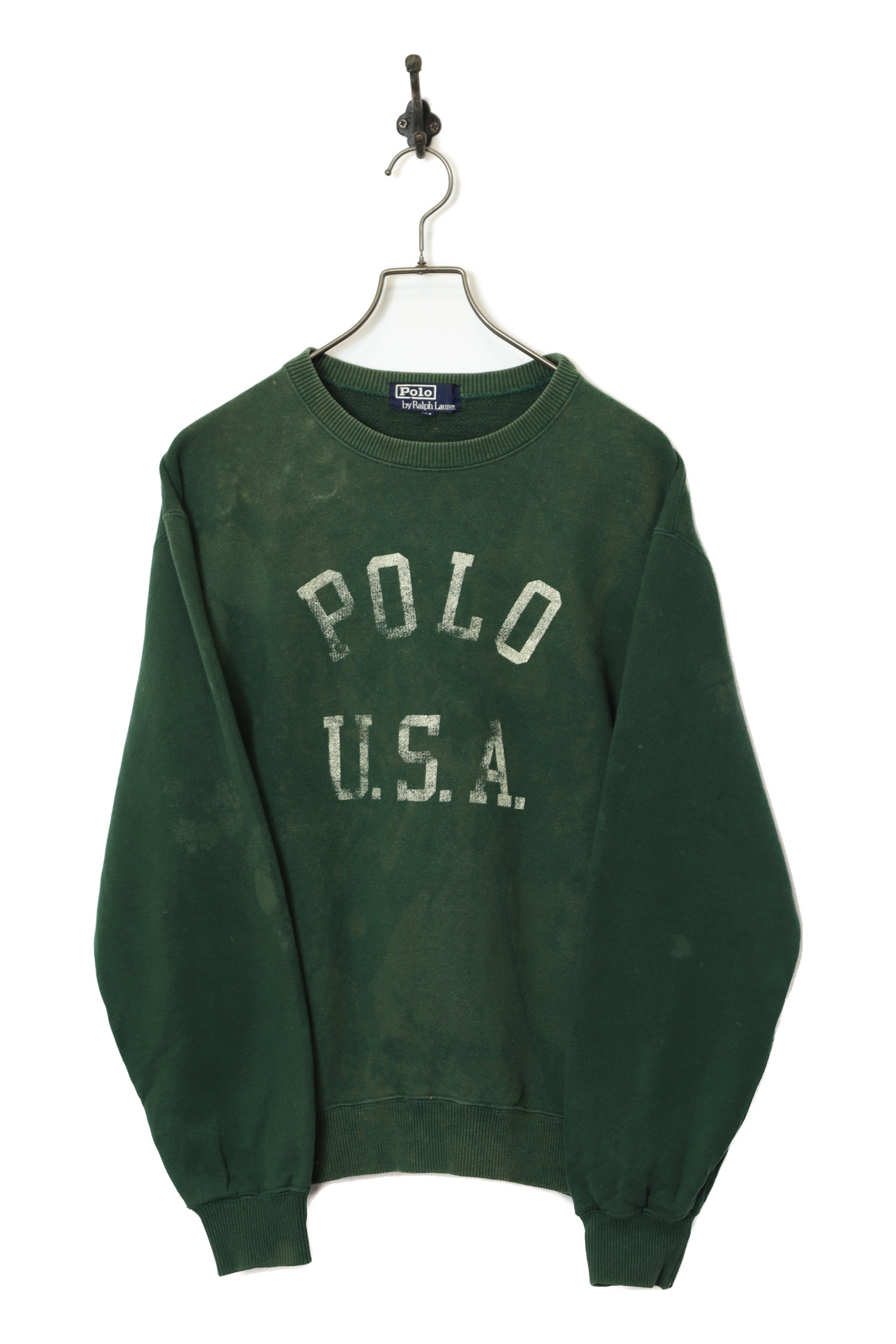 90'S POLO RALPH LAUREN LOGO SWEAT SHIRT/M