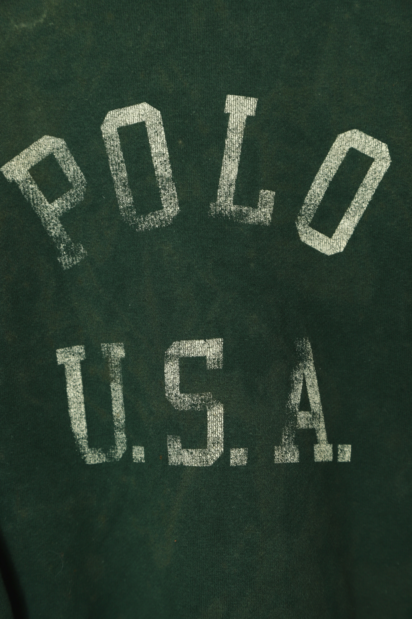 90'S POLO RALPH LAUREN LOGO SWEAT SHIRT/M - 画像 (4)