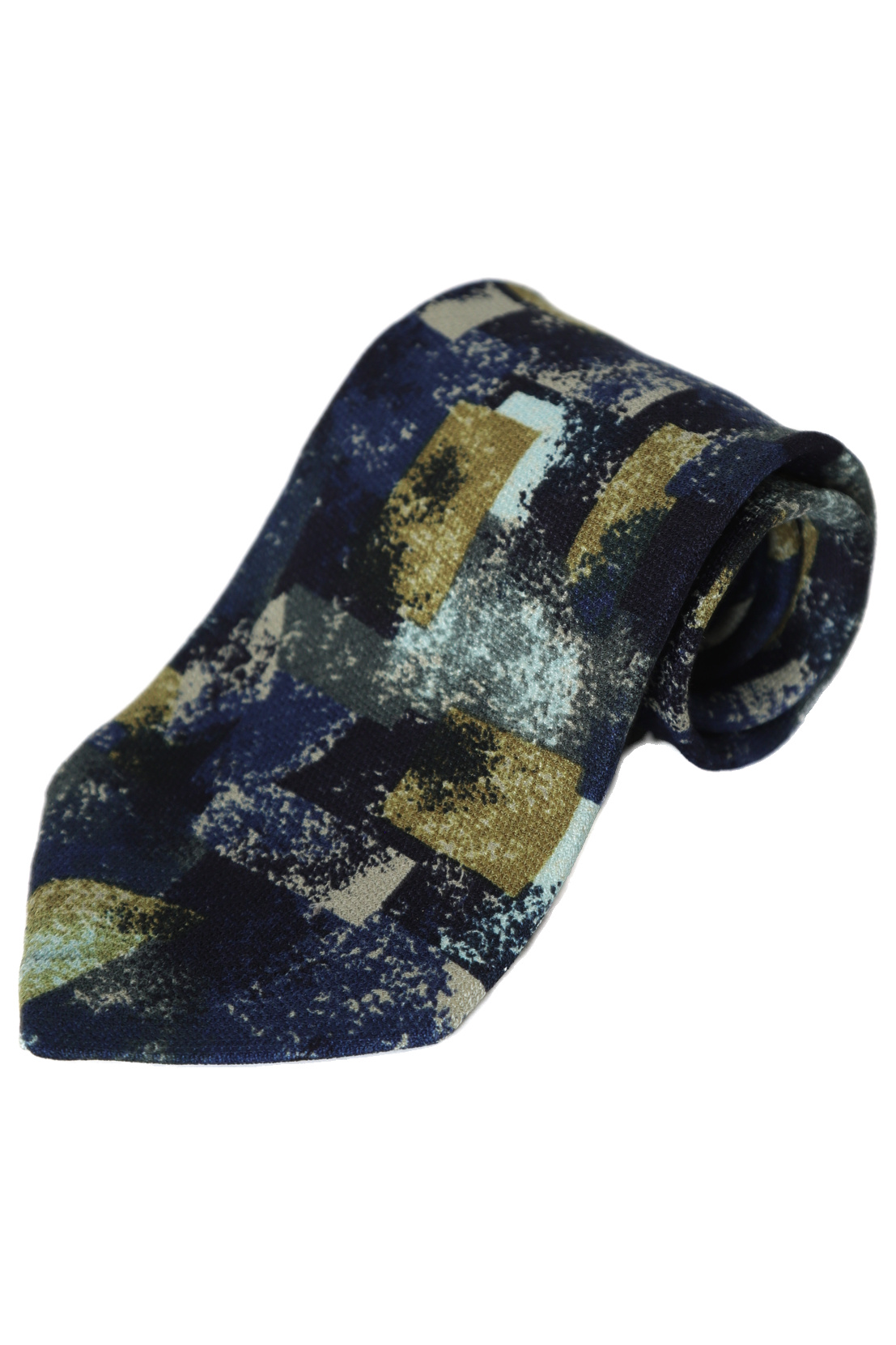 USED PRINTED PATTERN SILK NECKTIE/F