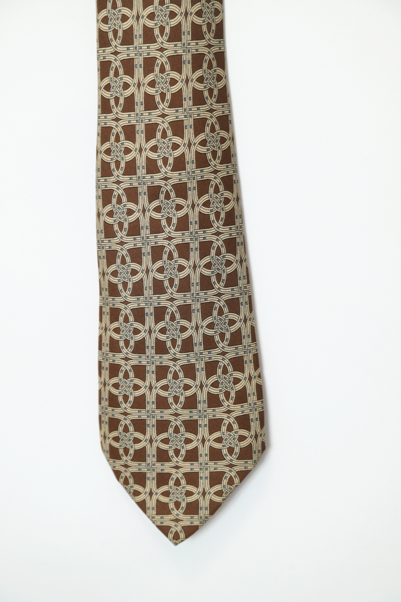 USED HERMES PATTERN NECKTIE/F - 画像 (3)