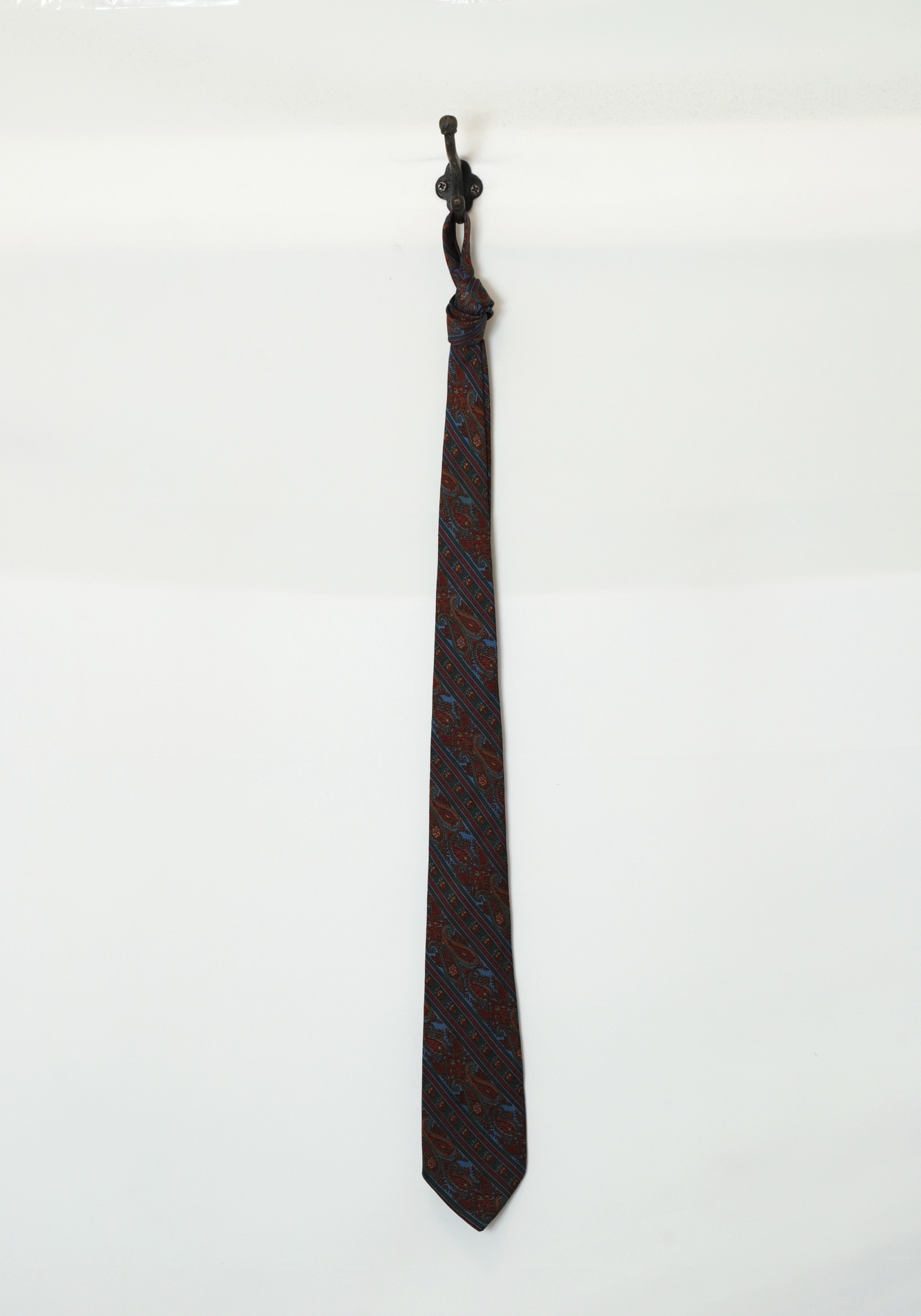 Alternative view of USED DAVID EVANS PATTERN NECKTIE/F