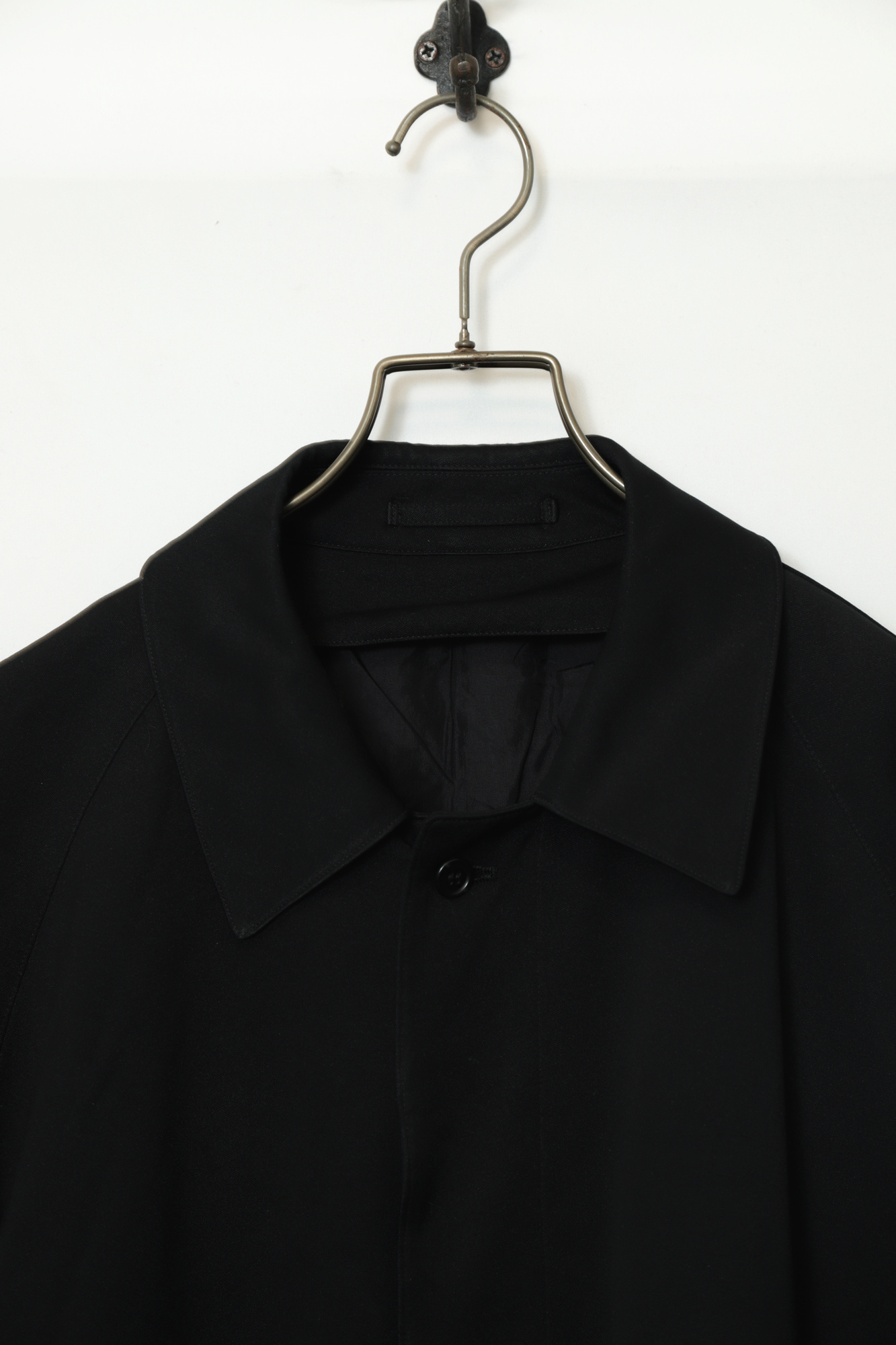 Alternative view of USED BLACK STAND COLLAR COAT/L