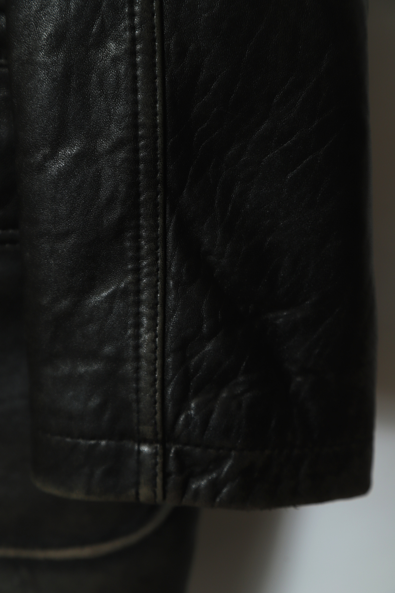 VINTAGE COVERALL LEATHER JACKET/XL - 画像 (4)