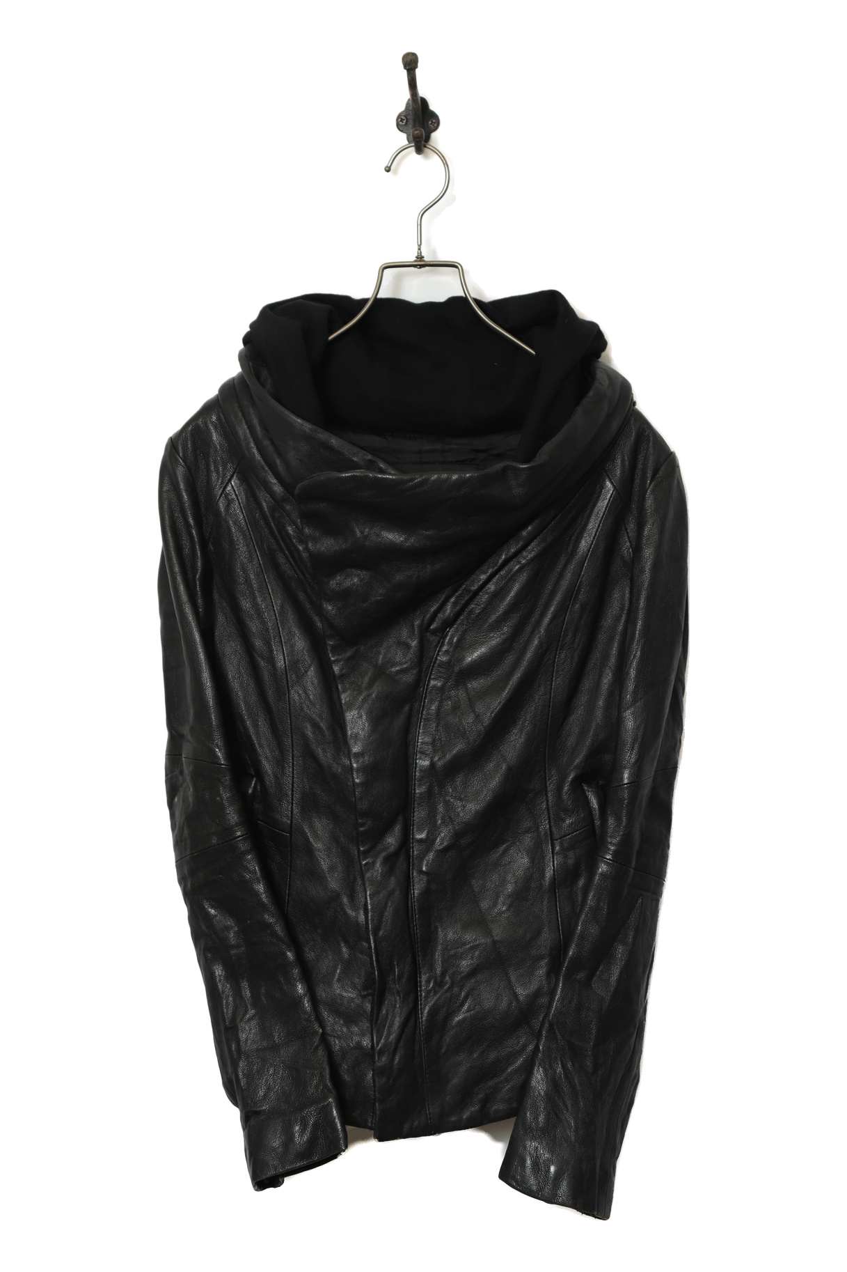USED BAJRA SHORT LEATHER JACKET/M