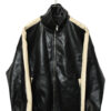 VINTAGE FAKE BOMBER LEATHER JACKET/XL