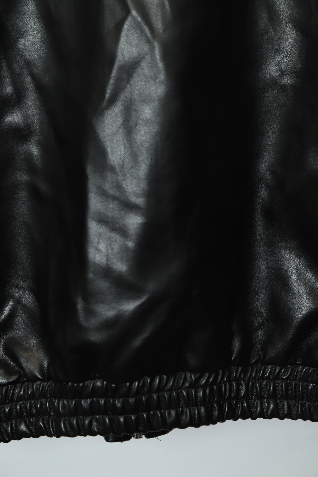 VINTAGE FAKE BOMBER LEATHER JACKET/XL - 画像 (8)