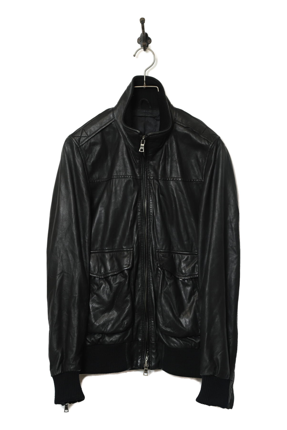 VINTAGE LEATHER BOMBER JACKET/M