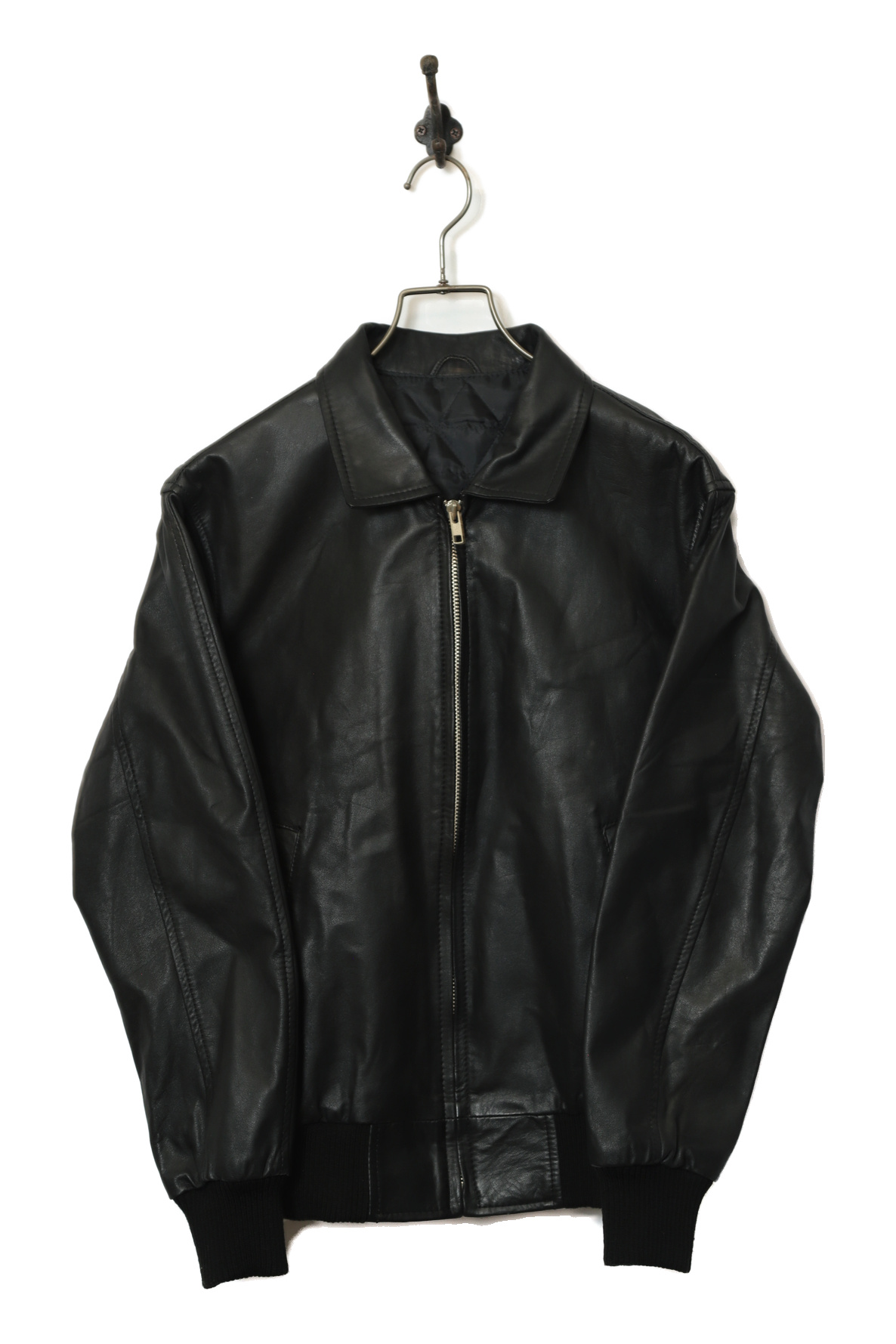 VINTAGE LEATHER BOMBER JACKET/M