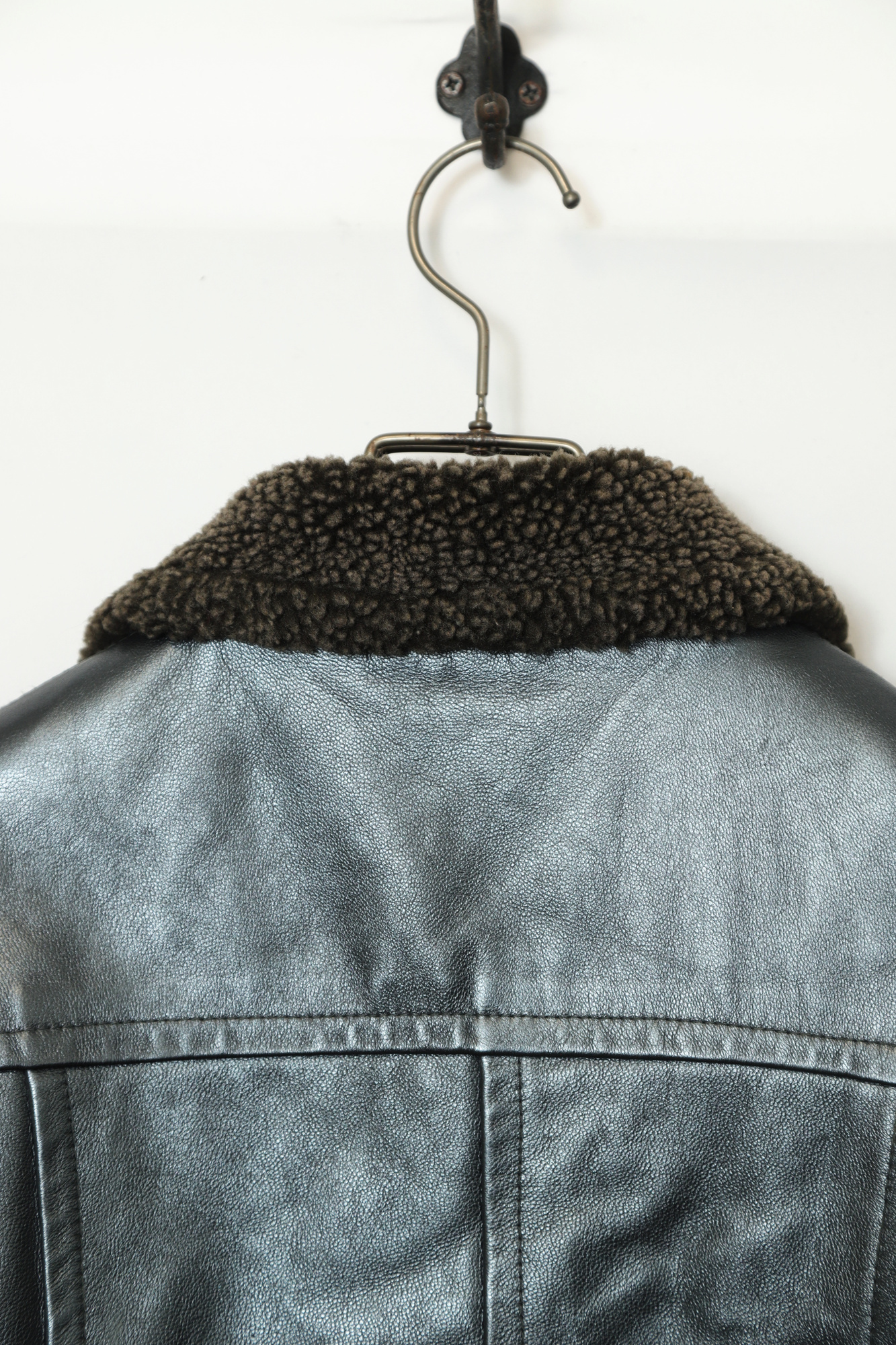 VINTAGE BOA LEATHER JACKET/M - 画像 (6)