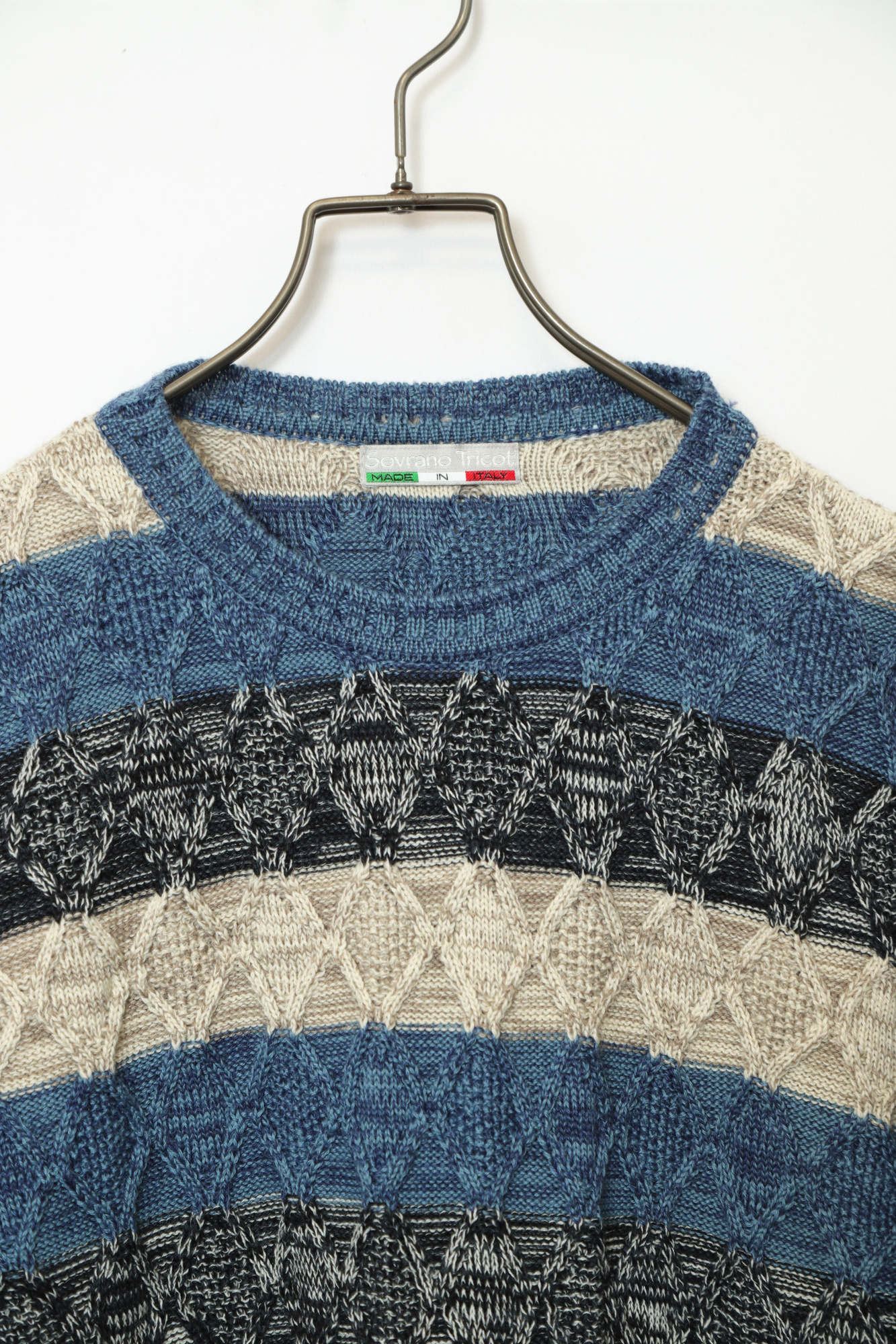 Alternative view of VINTAGE DESIGN KNIT SWEATER/L