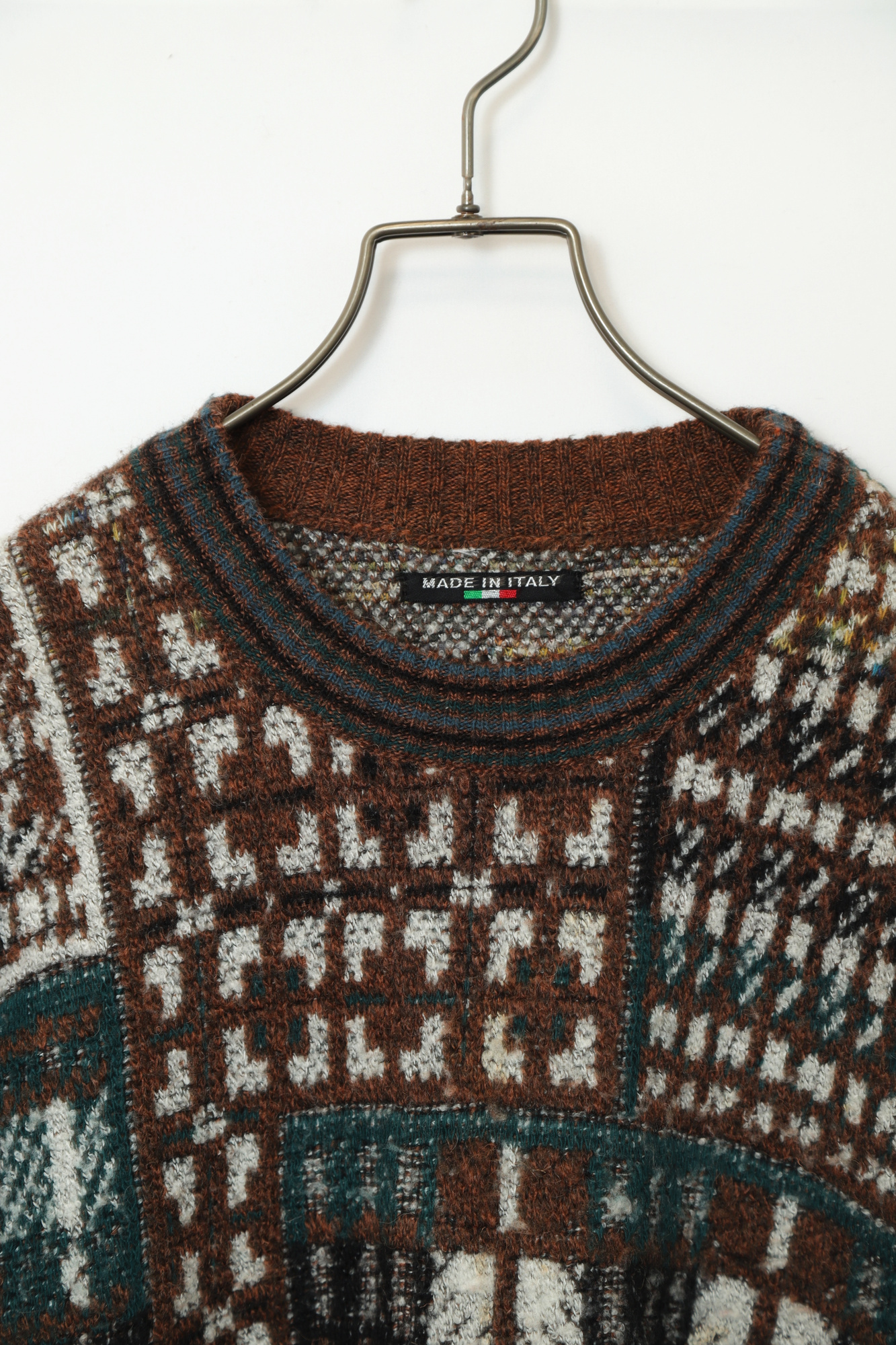 Alternative view of VINTAGE DESIGN KNIT SWEATER/L