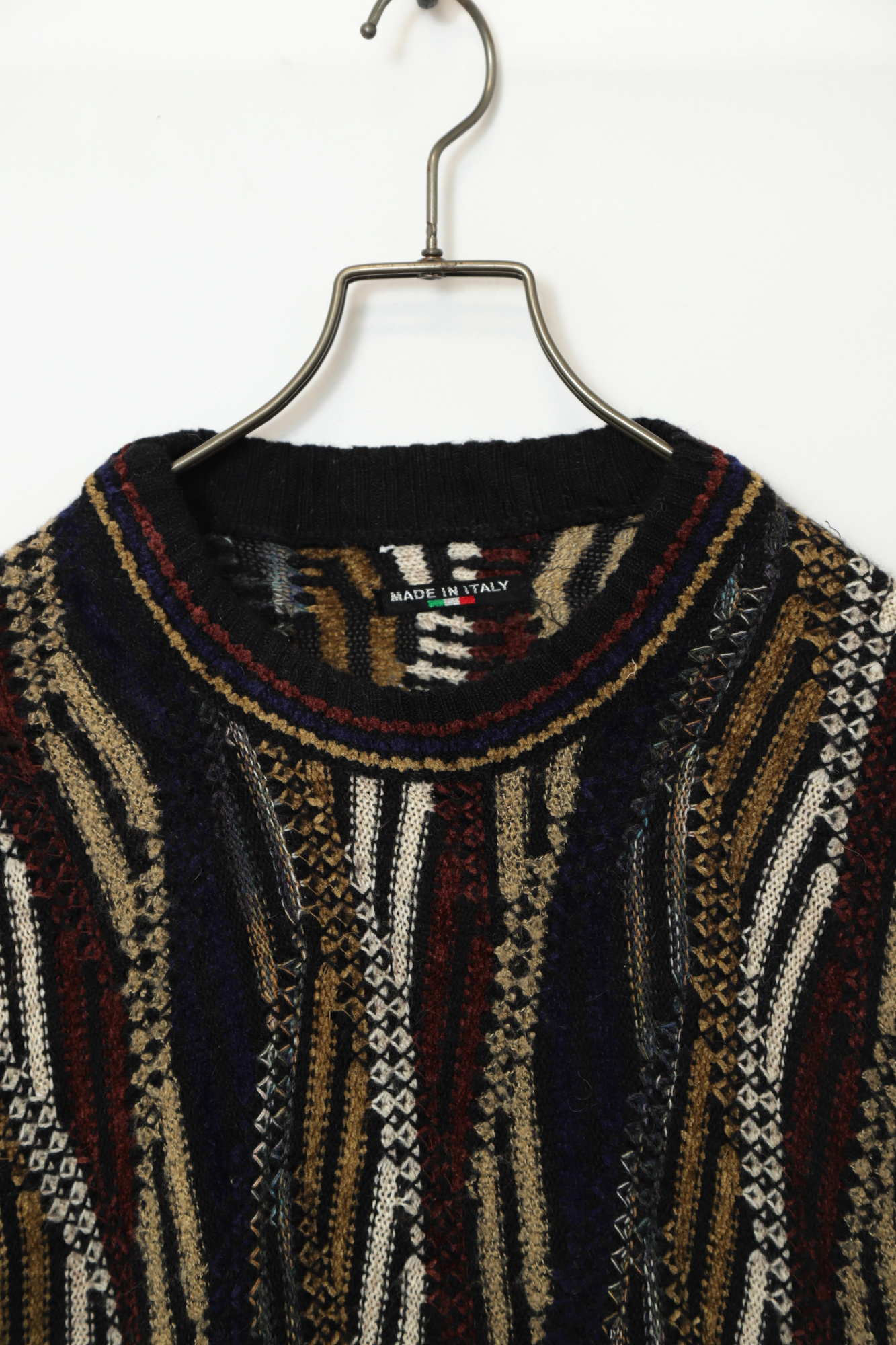 Alternative view of VINTAGE 3D KNITTED SWEATER/L