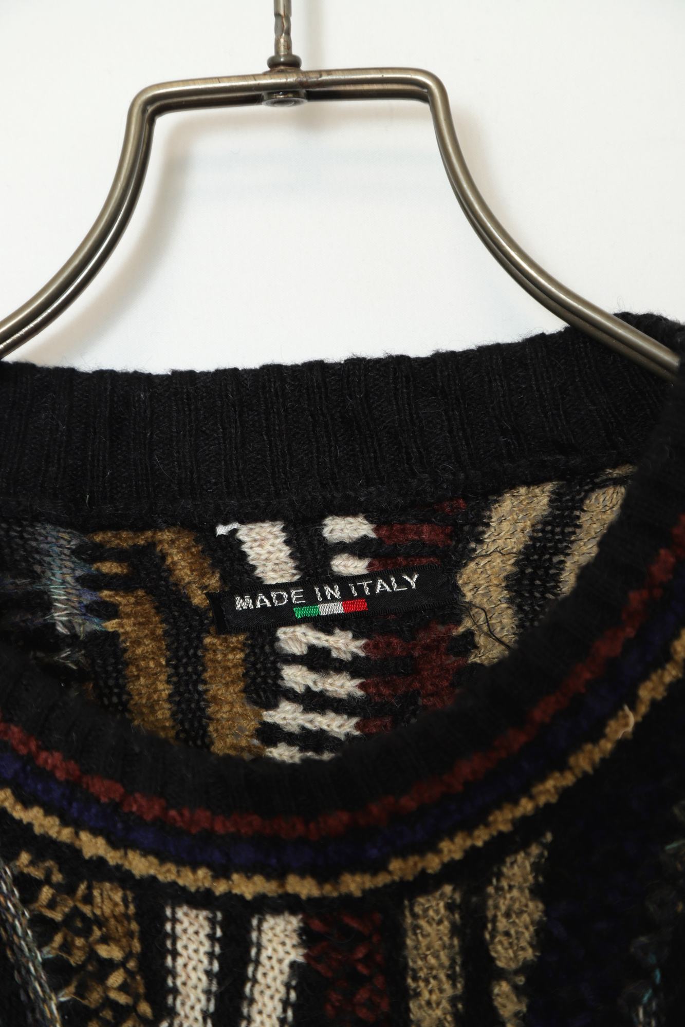VINTAGE 3D KNITTED SWEATER/L - 画像 (3)