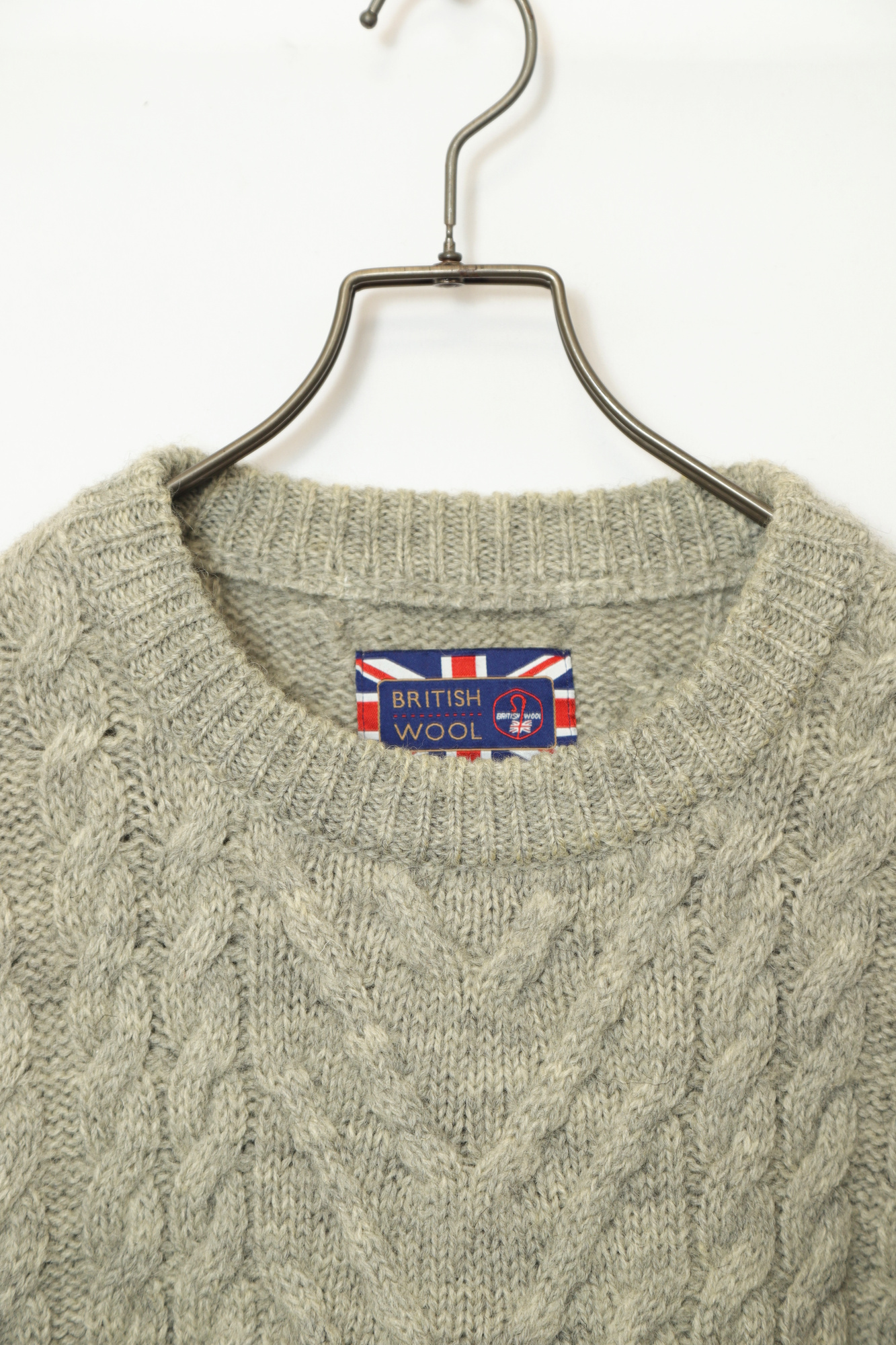 Alternative view of USED CABLE KNIT SWEATER/L