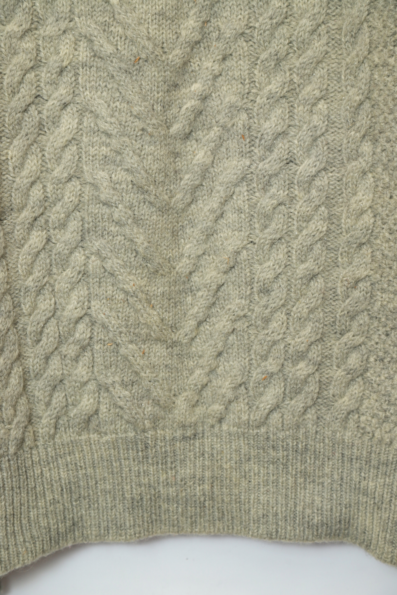 USED CABLE KNIT SWEATER/L - 画像 (8)