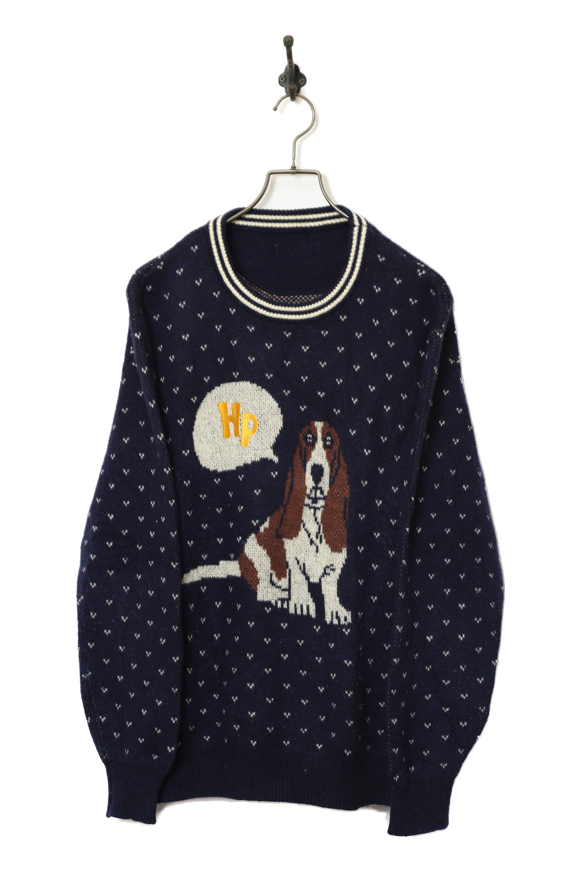 USED JAQUARD KNIT SWEATER/L