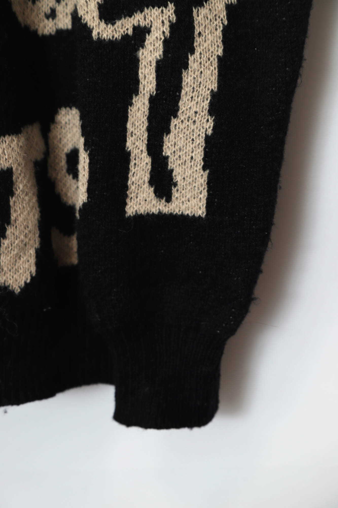 VINTAGE JAQUARD KNIT SWEATER/M - 画像 (4)