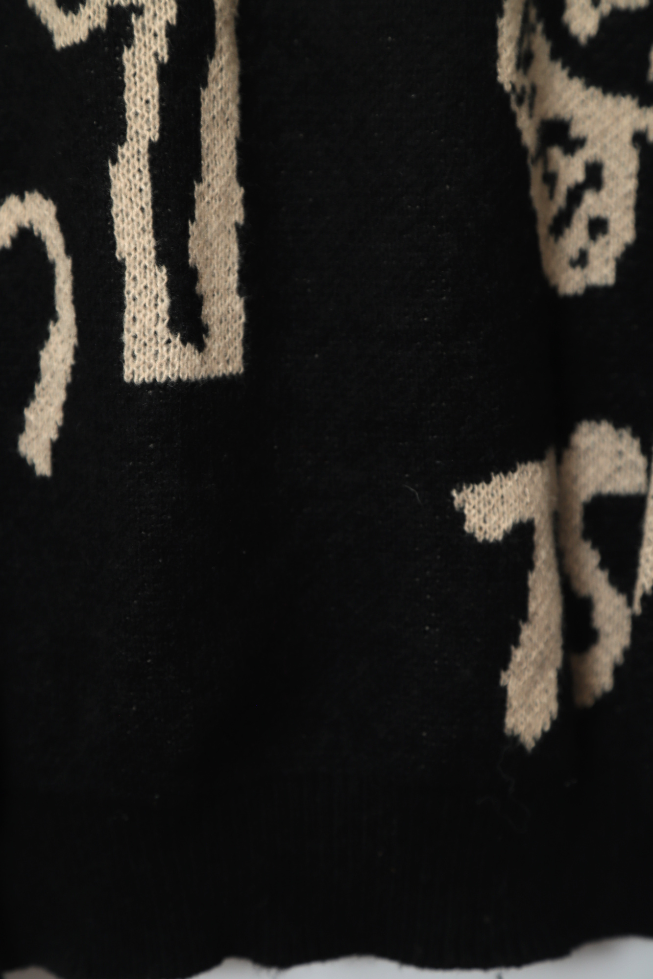 VINTAGE JAQUARD KNIT SWEATER/M - 画像 (5)