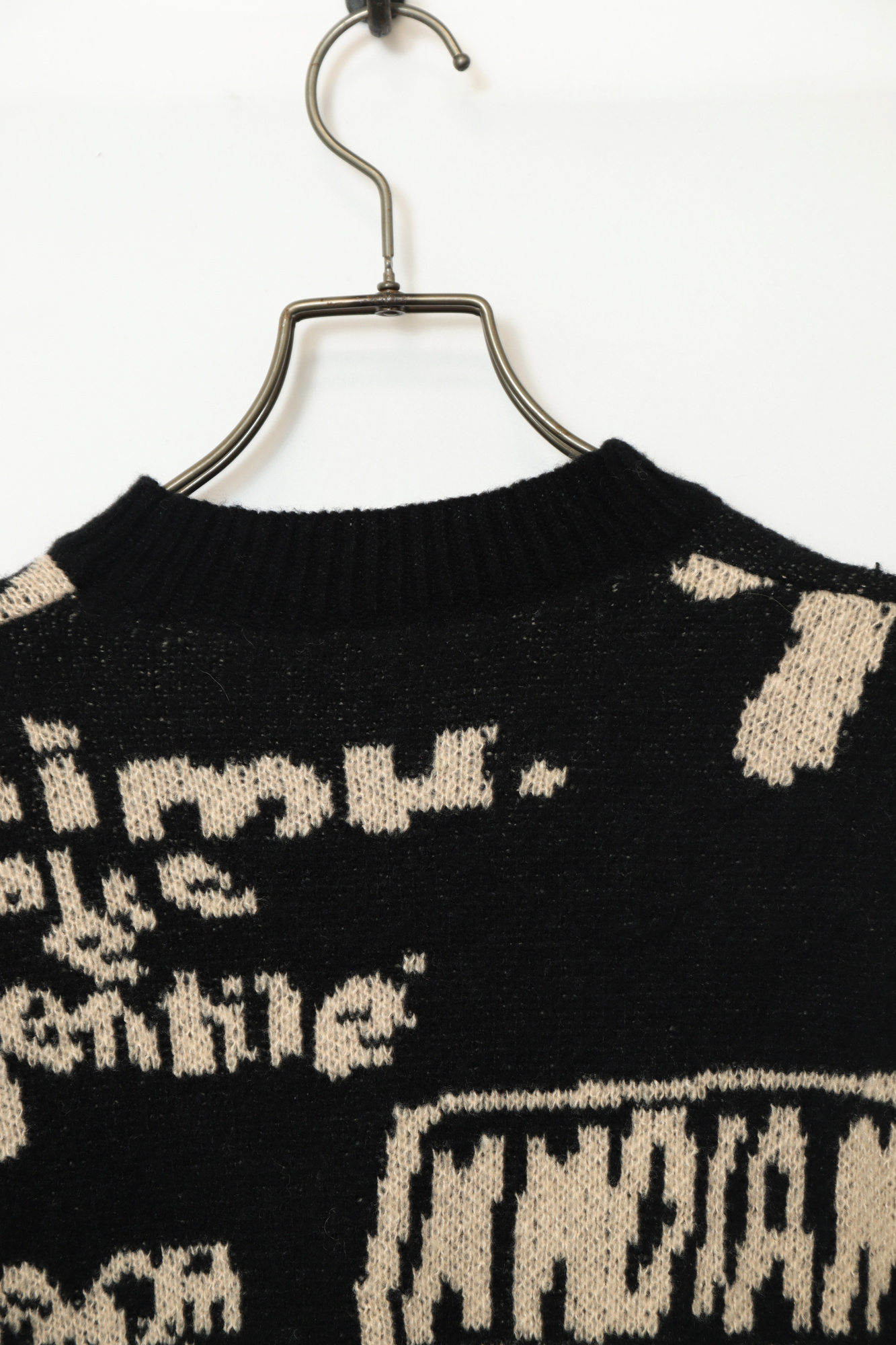 VINTAGE JAQUARD KNIT SWEATER/M - 画像 (7)