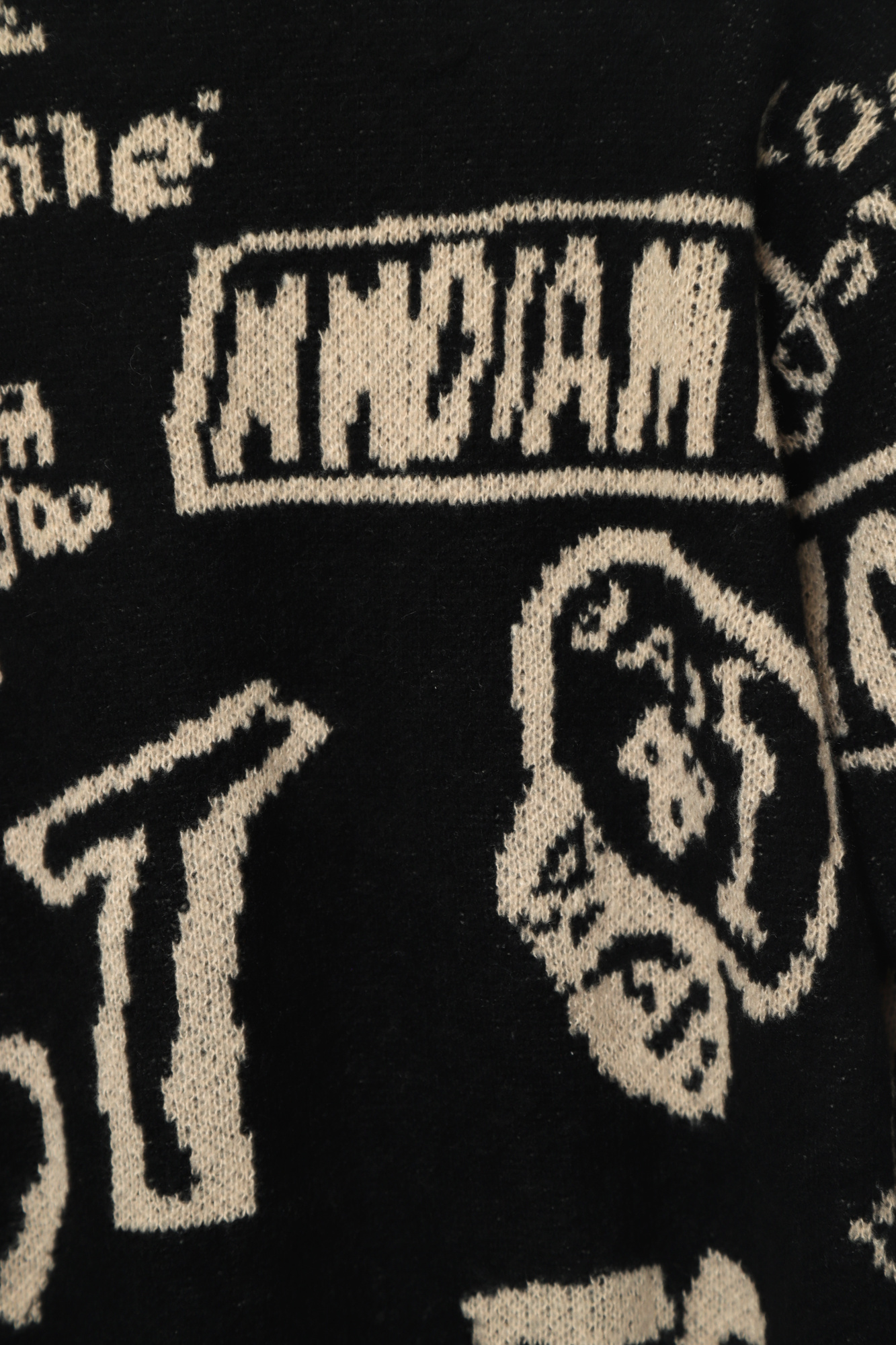 VINTAGE JAQUARD KNIT SWEATER/M - 画像 (8)