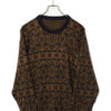 VINTAGE JAQUARD KNIT SWEATER/L