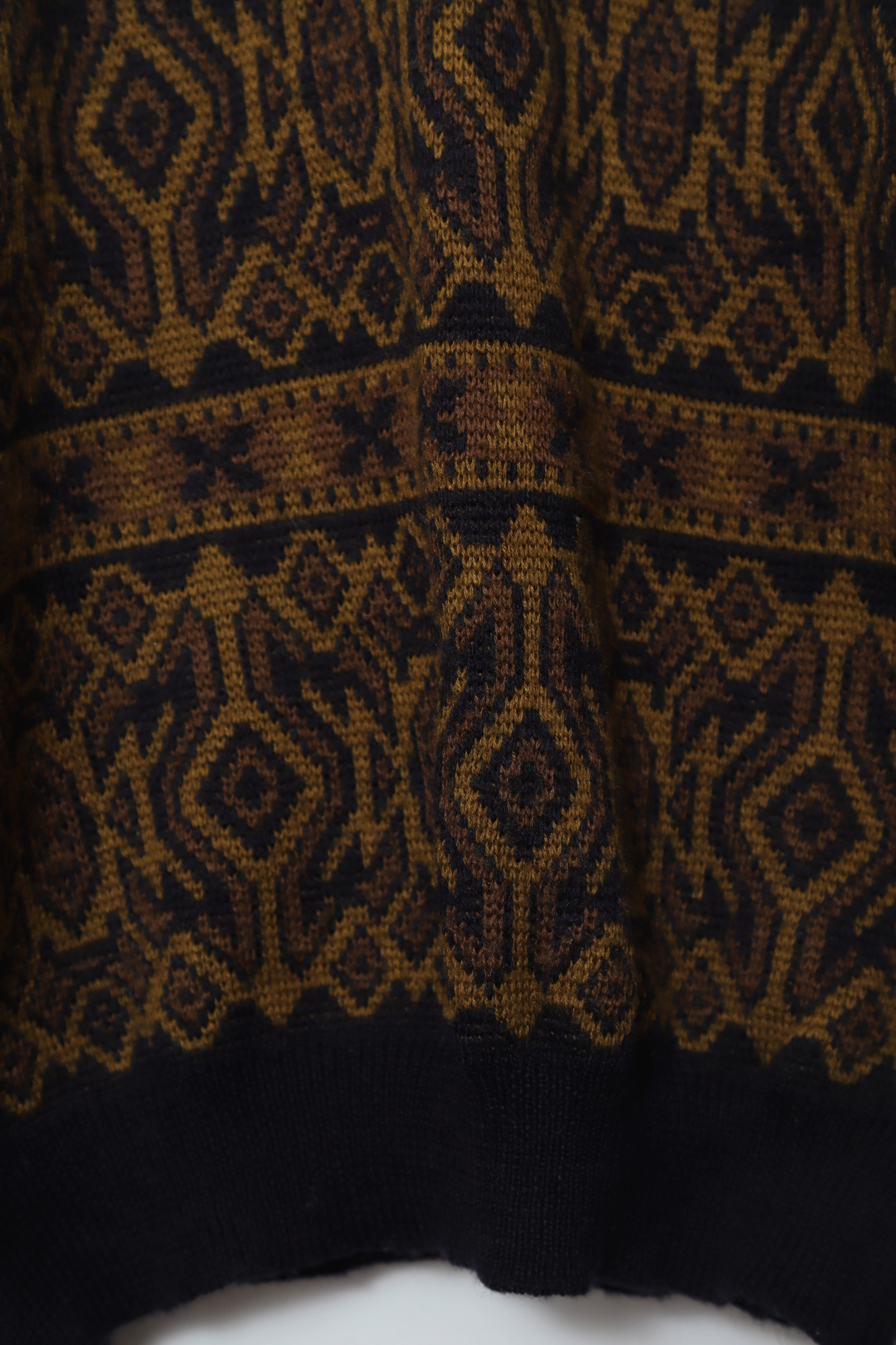 VINTAGE JAQUARD KNIT SWEATER/L - 画像 (8)