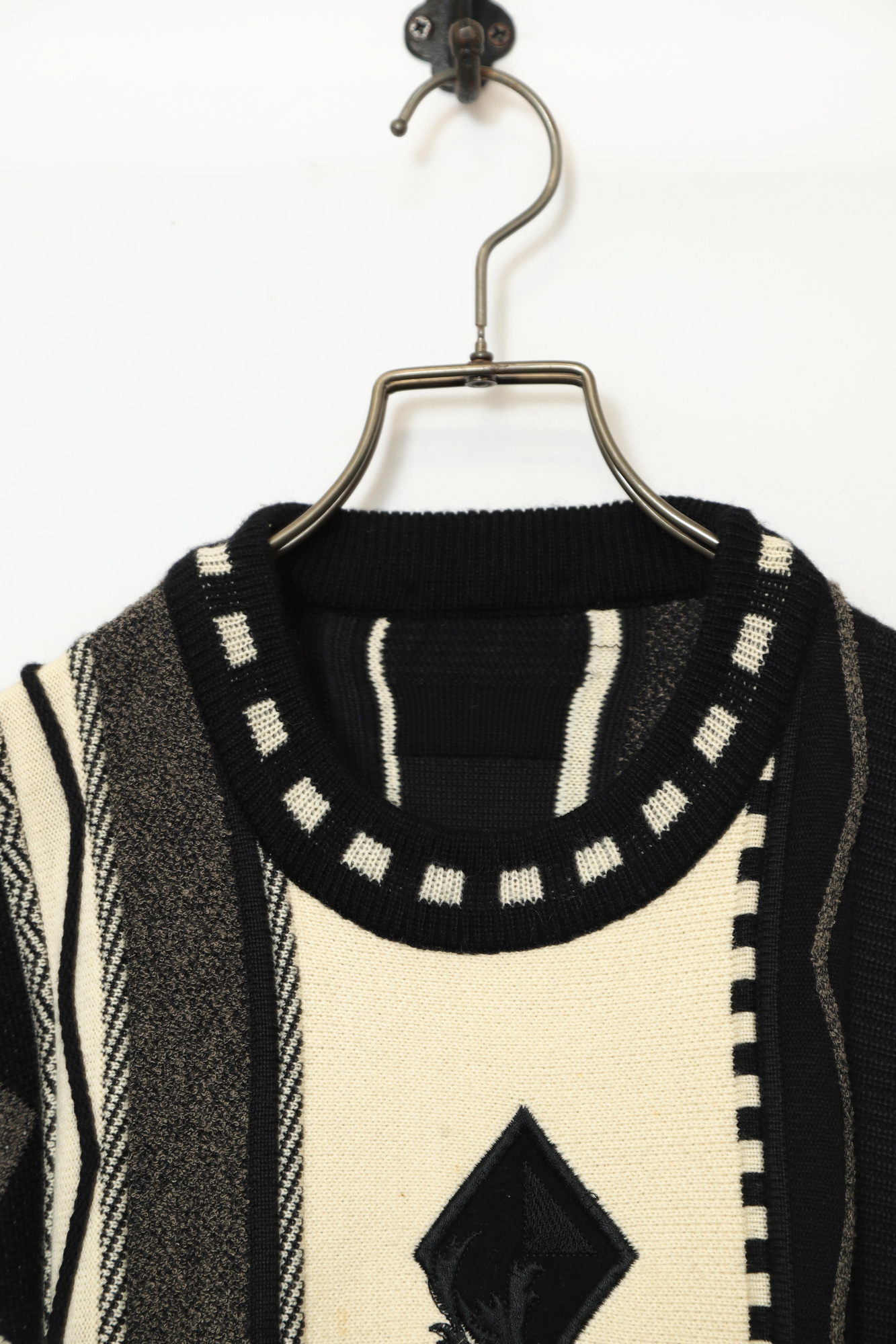 Alternative view of VINTAGE JAQUARD KNIT SWEATER/M