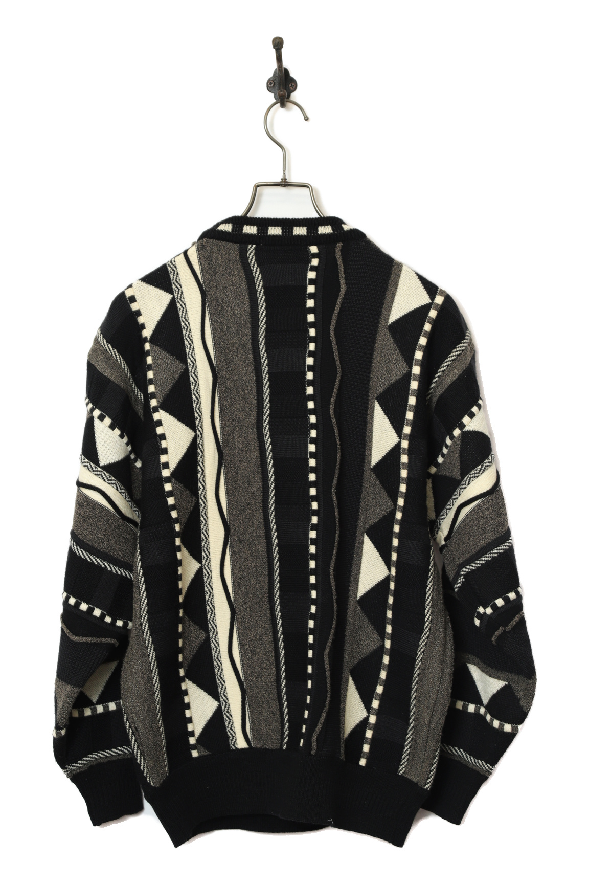 VINTAGE JAQUARD KNIT SWEATER/M - 画像 (6)