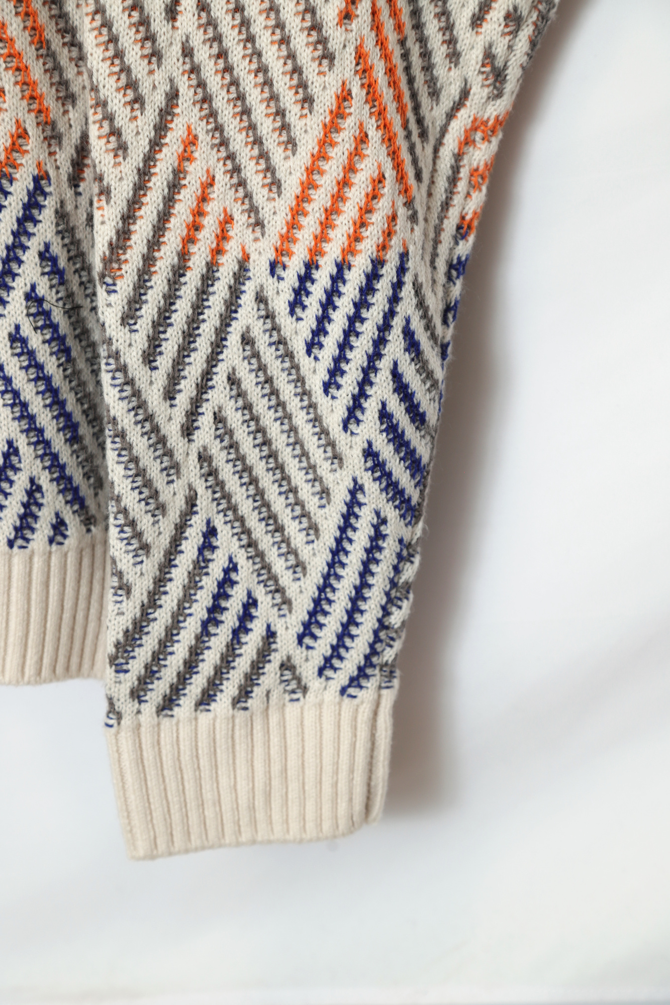 VINTAGE JAQUARD KNIT CARDIGAN/L - 画像 (3)