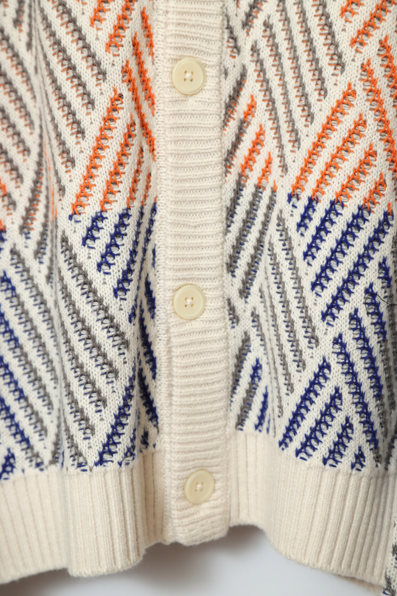 VINTAGE JAQUARD KNIT CARDIGAN/L - 画像 (4)