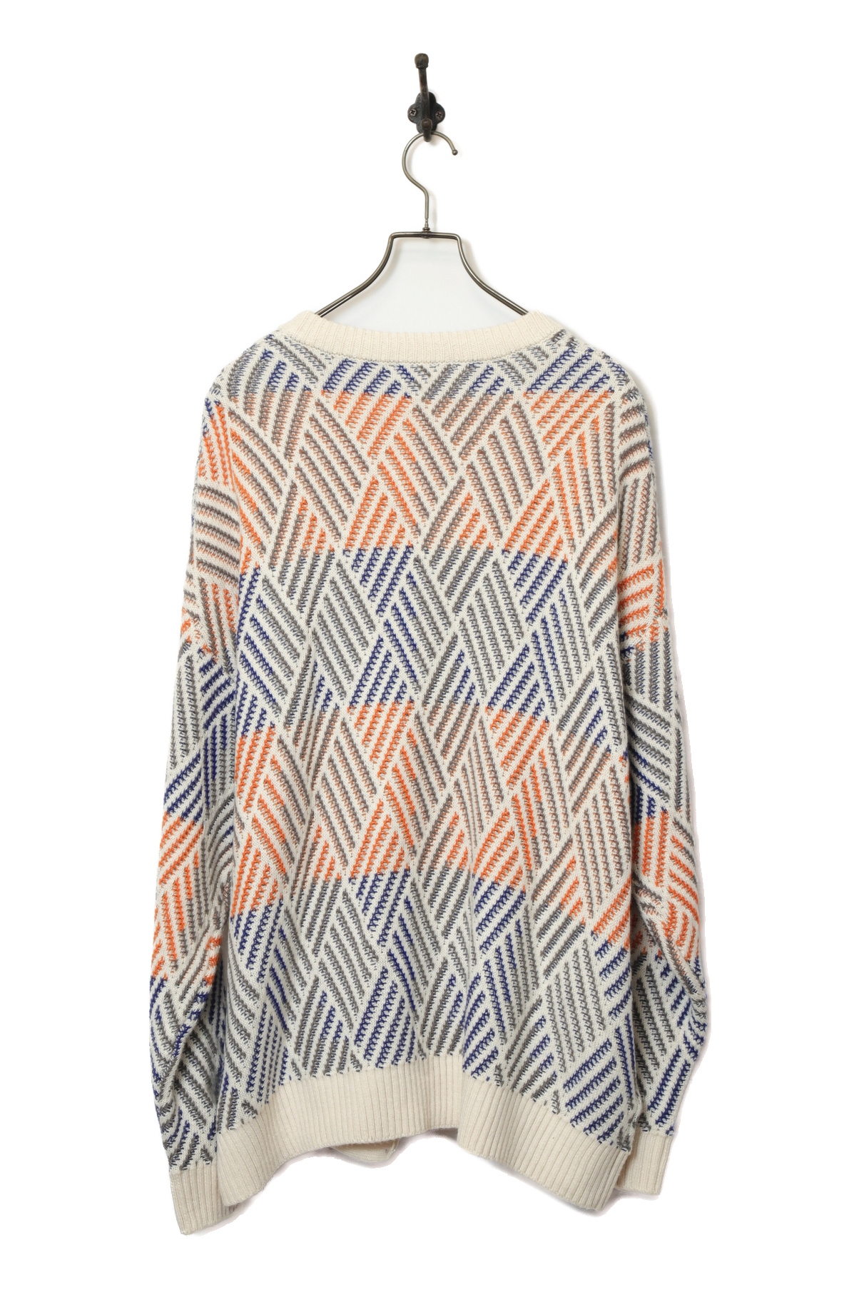 VINTAGE JAQUARD KNIT CARDIGAN/L - 画像 (5)